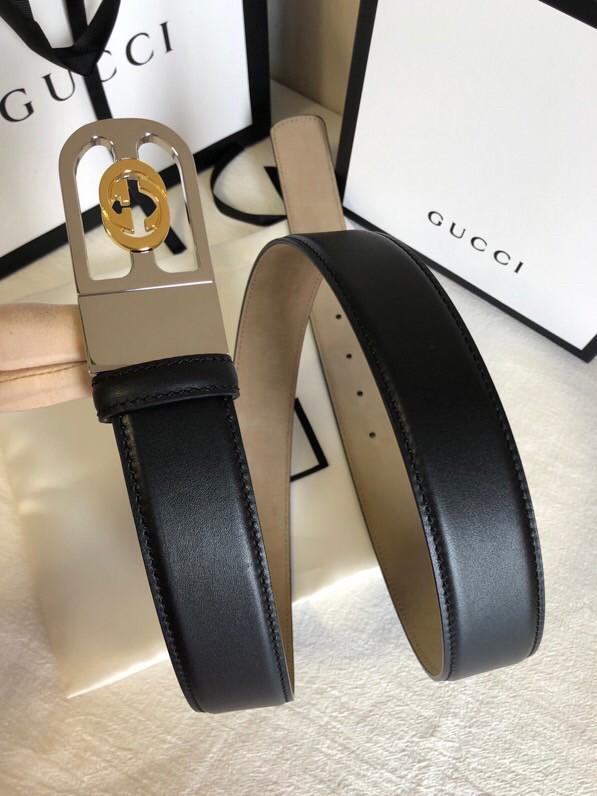 Gucci Interlocking G Reversible belt