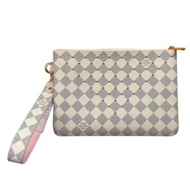 Louis Vuitton Damier Azur Canvas Zipped Pochette N67500