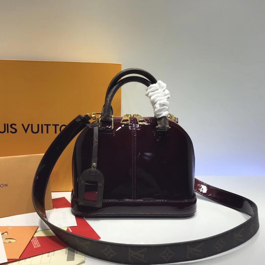 Louis Vuitton Patent Leather Alma BB M54785