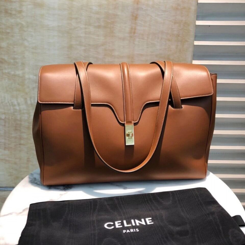 Celine Large Soft 16 Bag In Smooth Calfskin 194043