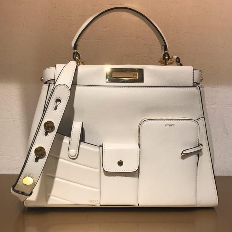 Fendi Peekaboo Iconic Medium Pocket Bag 8BN312