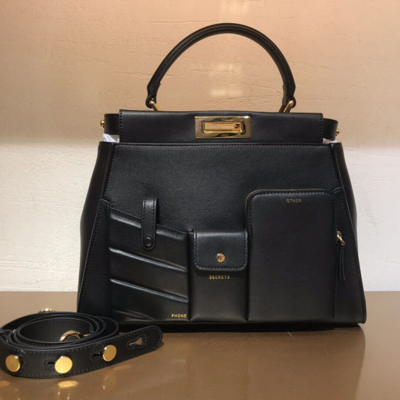 Fendi Peekaboo Iconic Medium Pocket Bag 8BN312