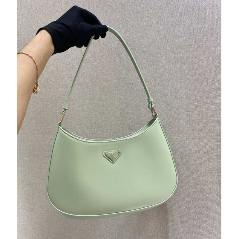 Prada Cleo Brushed Leather Shoulder Bag 1BC499
