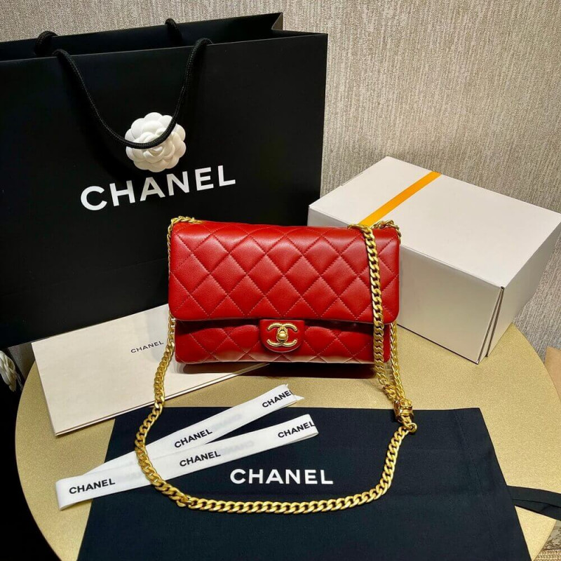 Chanel Lambskin Flap Bag AS3609