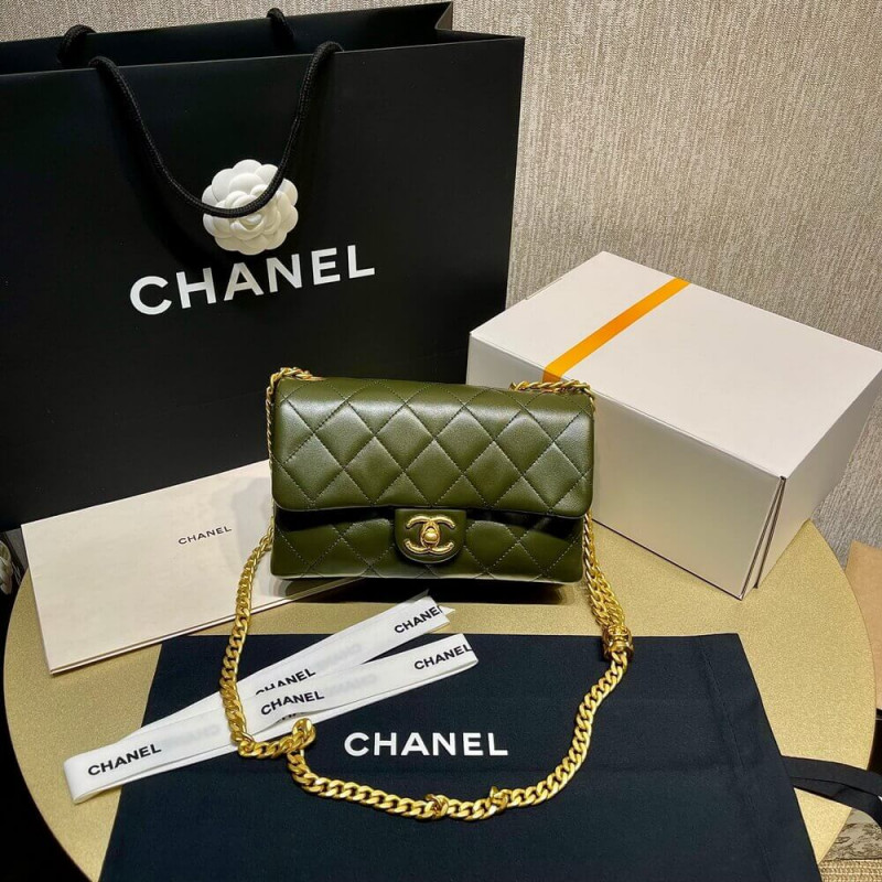 Chanel Lambskin Small Flap Bag AS3393