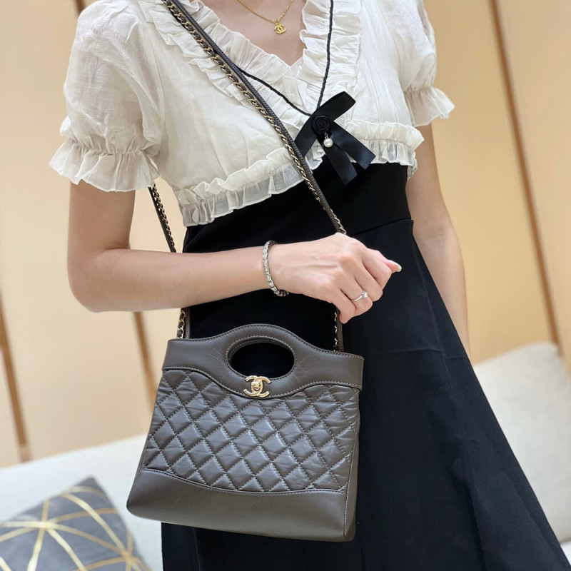 Chanel 31 Mini Calfskin Shopping Bag AS4133