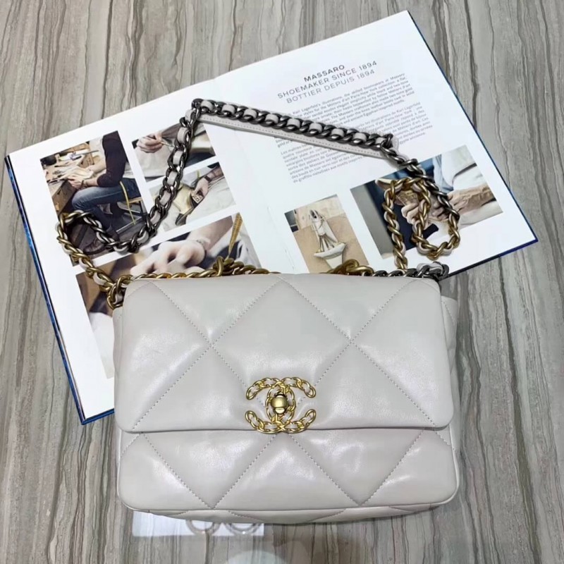 Chanel 19 Lambskin Flap Bag AS1160