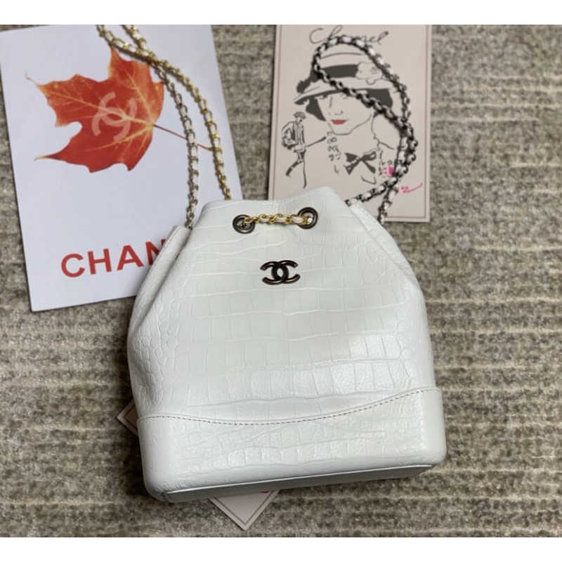 Chanel Crocodile Leather Backpack A94485