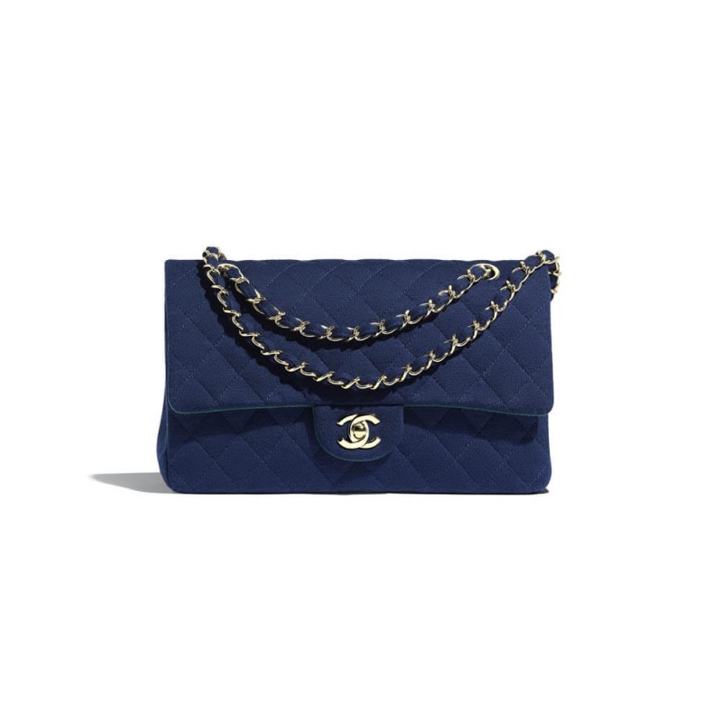 Chanel Jersey Classic Handbag A01112