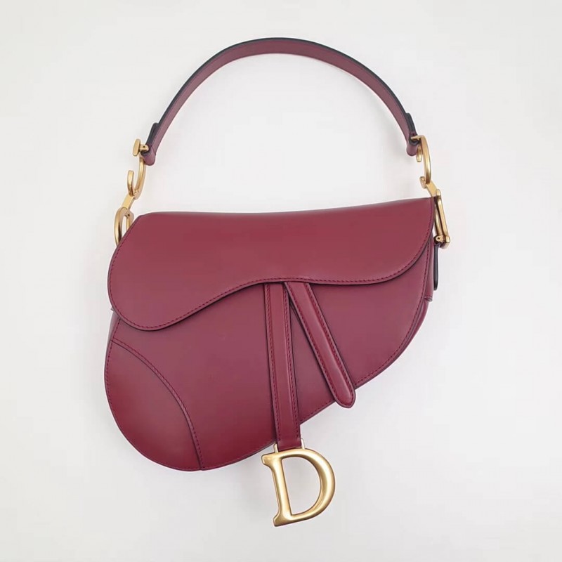 Christian Dior Smooth Calfskin Saddle Bag M0446