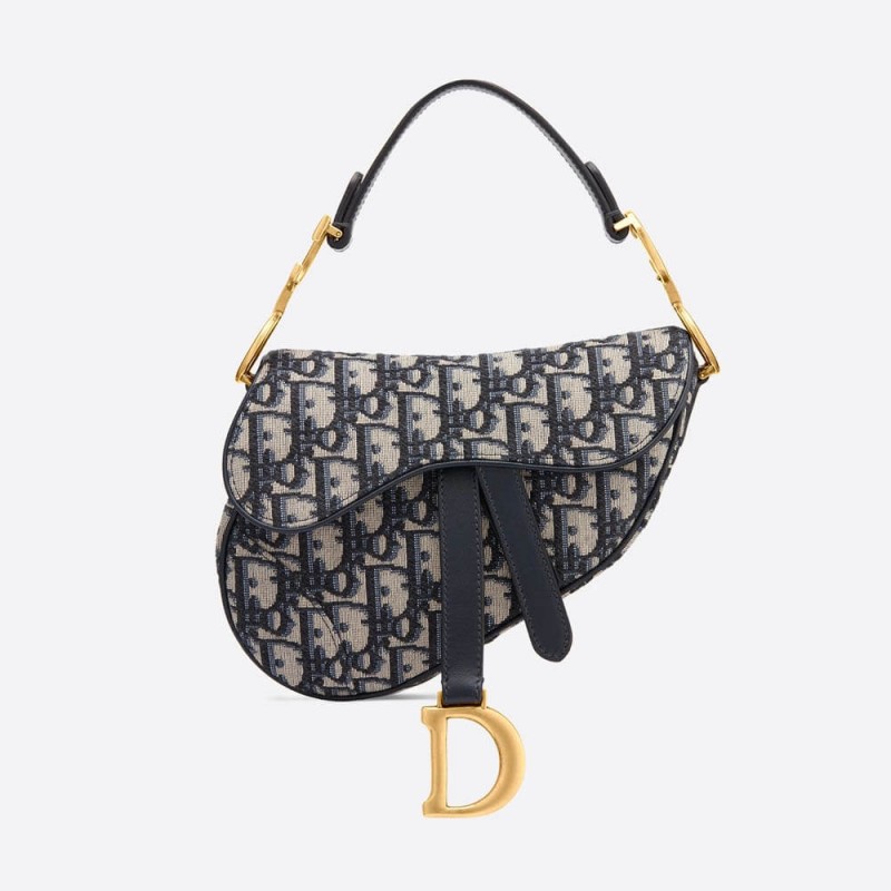 Christian Dior Mini Oblique Saddle Bag M0447
