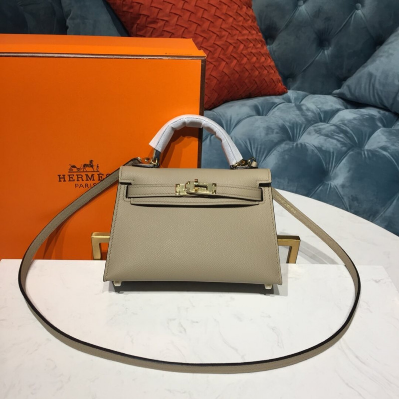 Hermes Kelly Bag 19cm in Epsom Leather