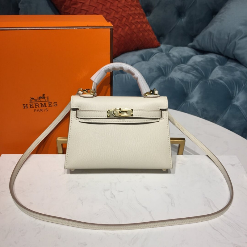 Hermes Kelly Bag 19cm in Epsom Leather