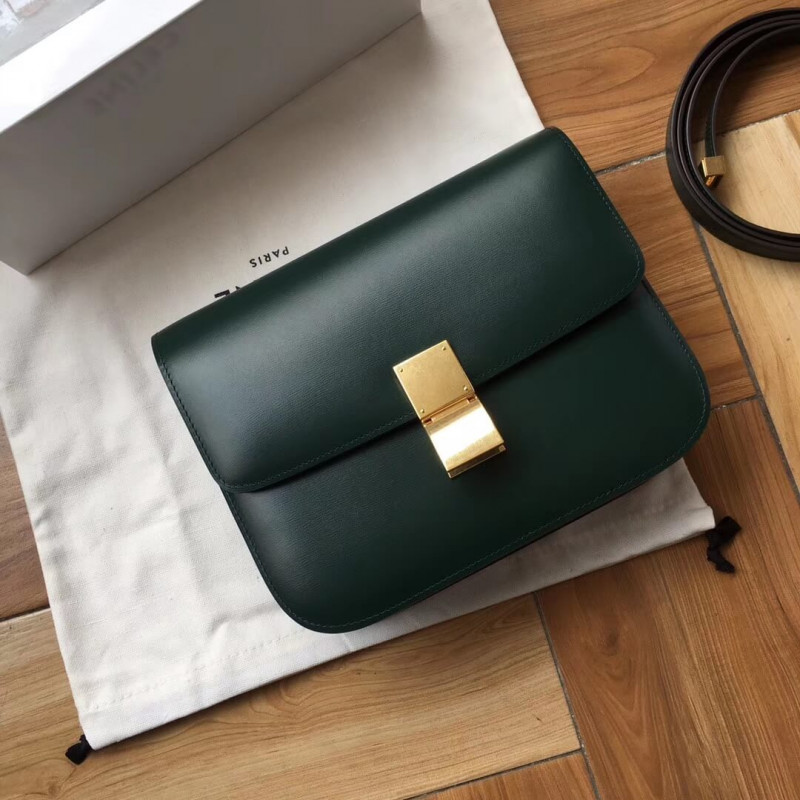 Celine Medium Classic Bag in Box Calfskin 189173
