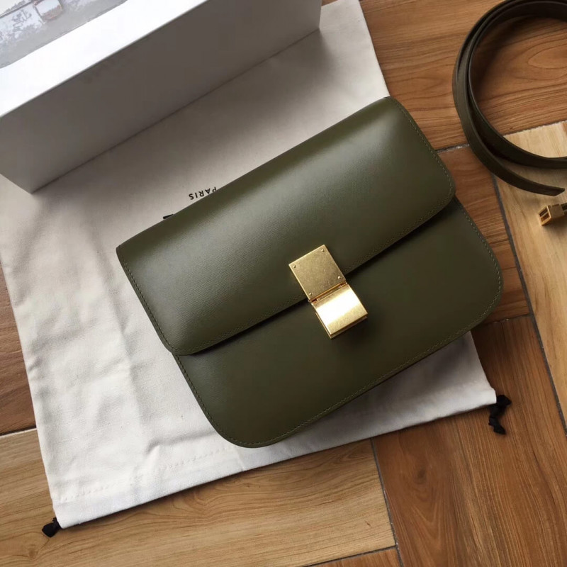 Celine Medium Classic Bag in Box Calfskin 189173