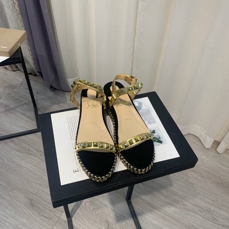 Christian Louboutine Red sole leather sandals