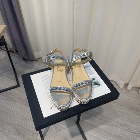 Christian Louboutine Red sole leather sandals