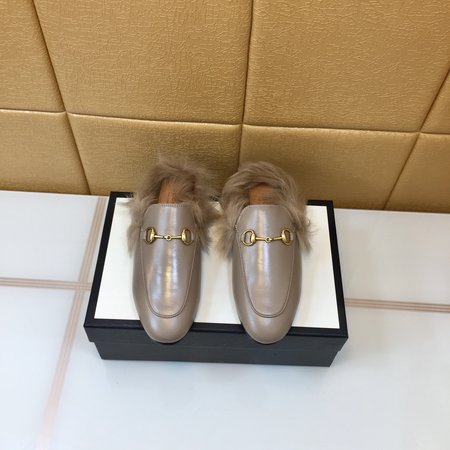 Gucci Classic horsebit wool slippers