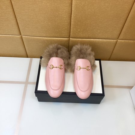 Gucci Classic horsebit wool slippers