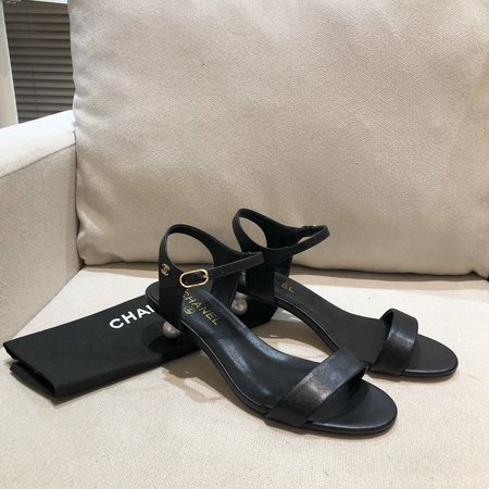 Chanel Calfskin Jewelry Pearl Heel