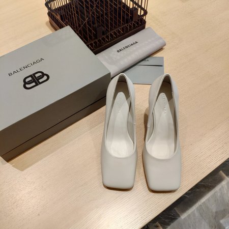 Balenciaga BB cowhide women s shoes with sheepskin lining high heel: 10cm
