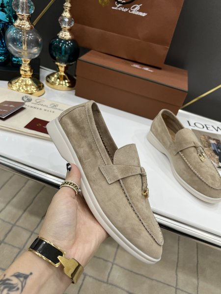 LP Handmade cashmere loafers