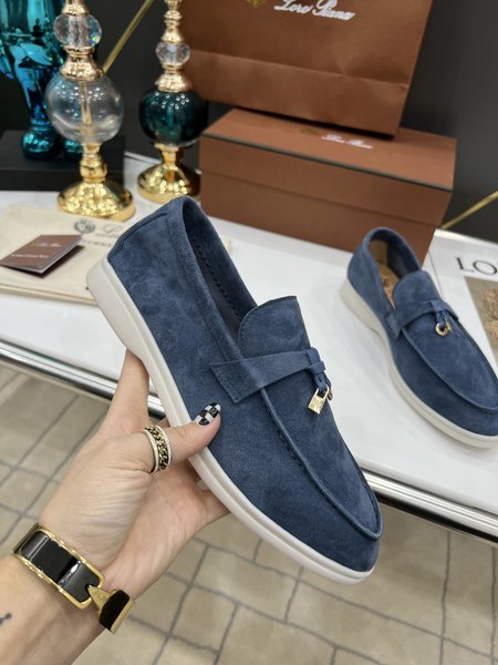 LP Handmade cashmere loafers