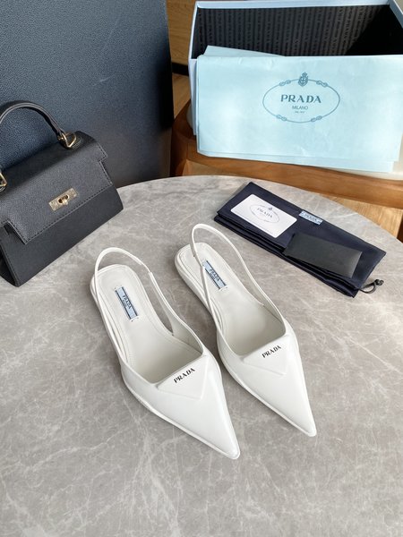 Prada classic triangle sandals