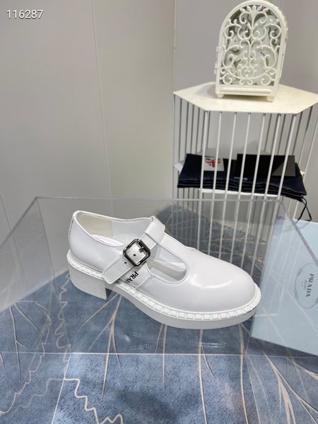 Prada small leather shoes