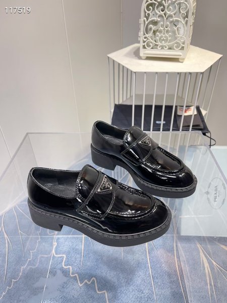 Prada small leather shoes