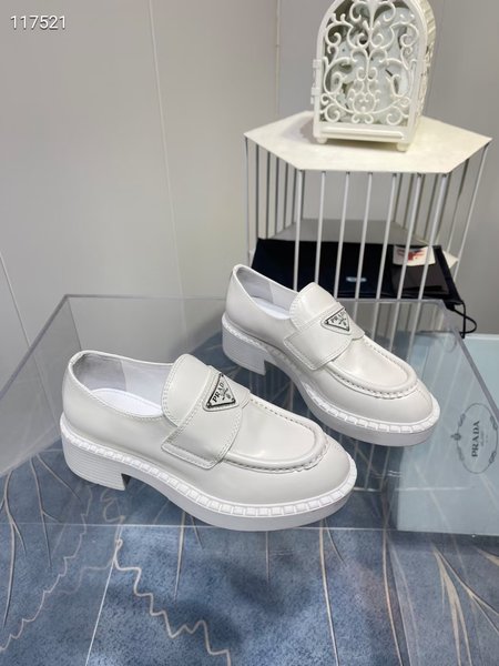 Prada small leather shoes