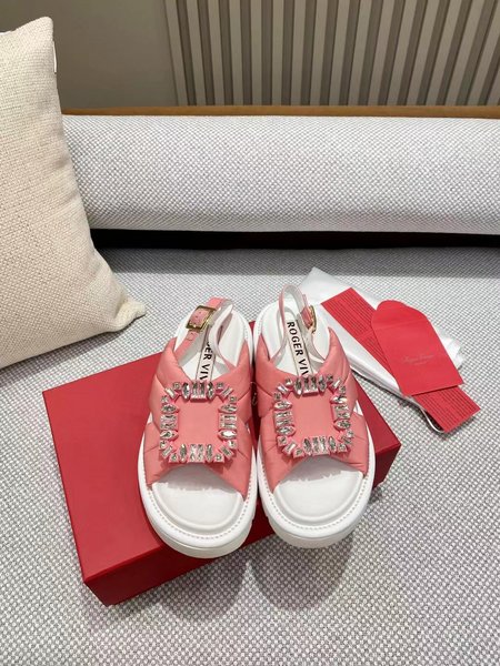 Roger Viver Romantic down sandals series
