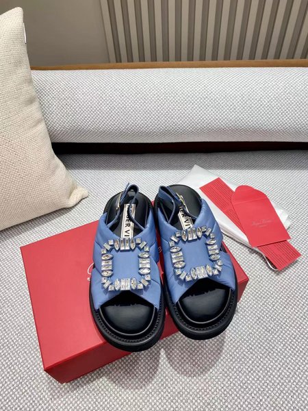 Roger Viver Romantic down sandals series