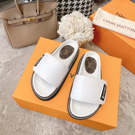 Louis Vuitton Platform Velcro Slides