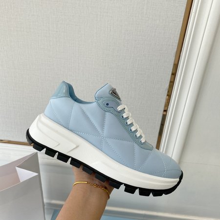Prada replica pearl leather shoes