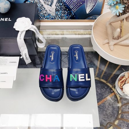 Chanel Sheepskin platform slippers 320