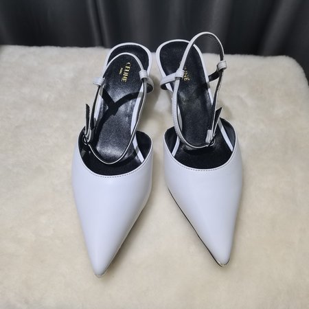 Celine Pvs pointed toe Kitten Heels women s sandals