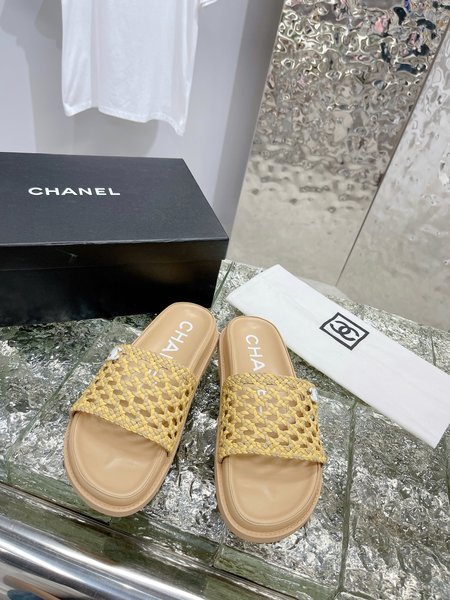 Chanel Double Mesh Slippers