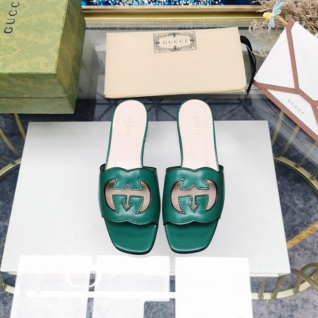 Gucci Handmade GG sandals and slippers