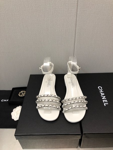 Chanel flat sandals