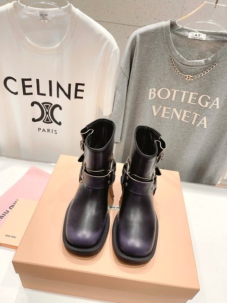 Miu Miu Retro style ankle boots