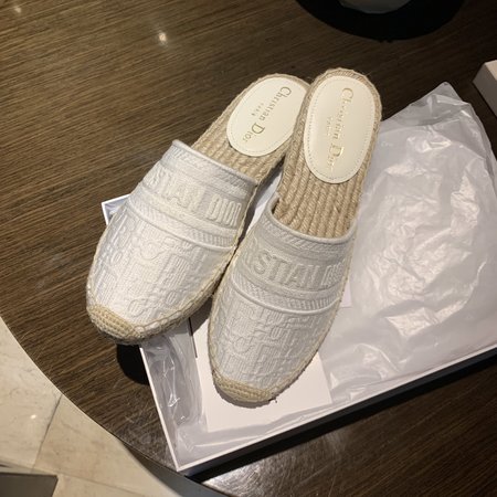 Dior Embroidered Espadrilles/slippers