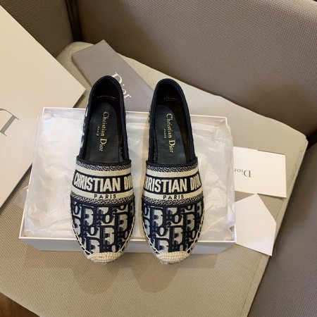 Dior Embroidered Espadrilles/slippers