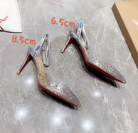 Christian Louboutine Transparent TR Film Australian Diamond Symphony Sandals