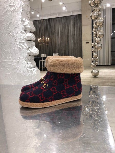 Gucci Autumn and winter wool boots