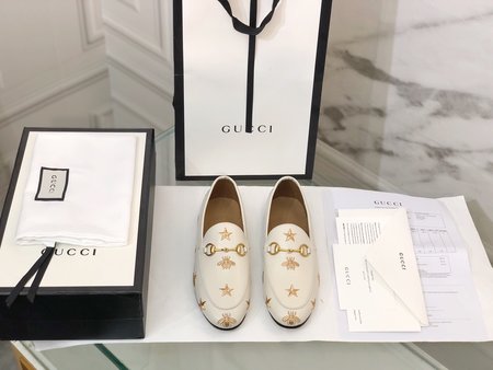 Gucci Classic horsebit calfskin loafers