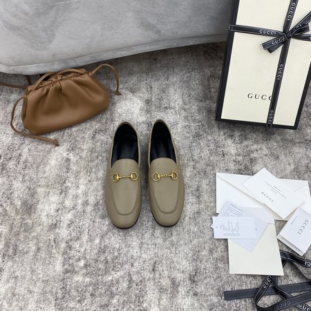 Gucci Brixton leather horsebit loafers
