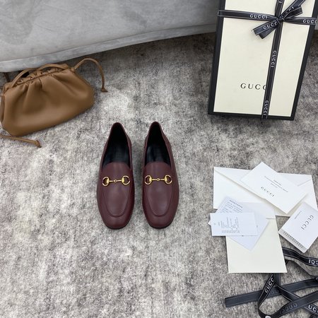 Gucci Brixton leather horsebit loafers