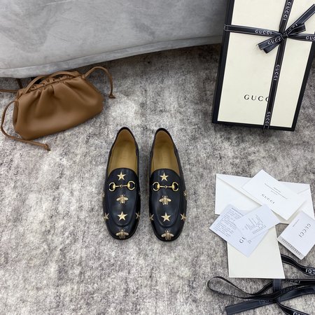 Gucci Brixton leather horsebit loafers