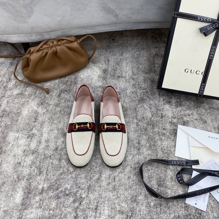 Gucci Brixton leather horsebit loafers